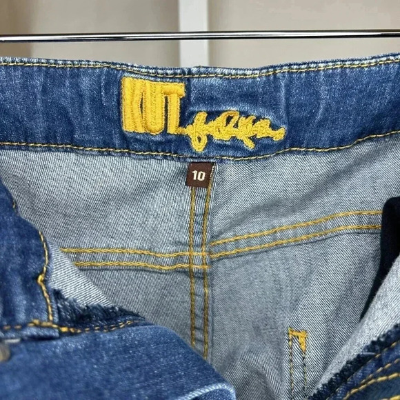 Kut from Kloth Size 10 Jeans Drawstring Loose Fit Casual Cropped - Picture 8 of 12